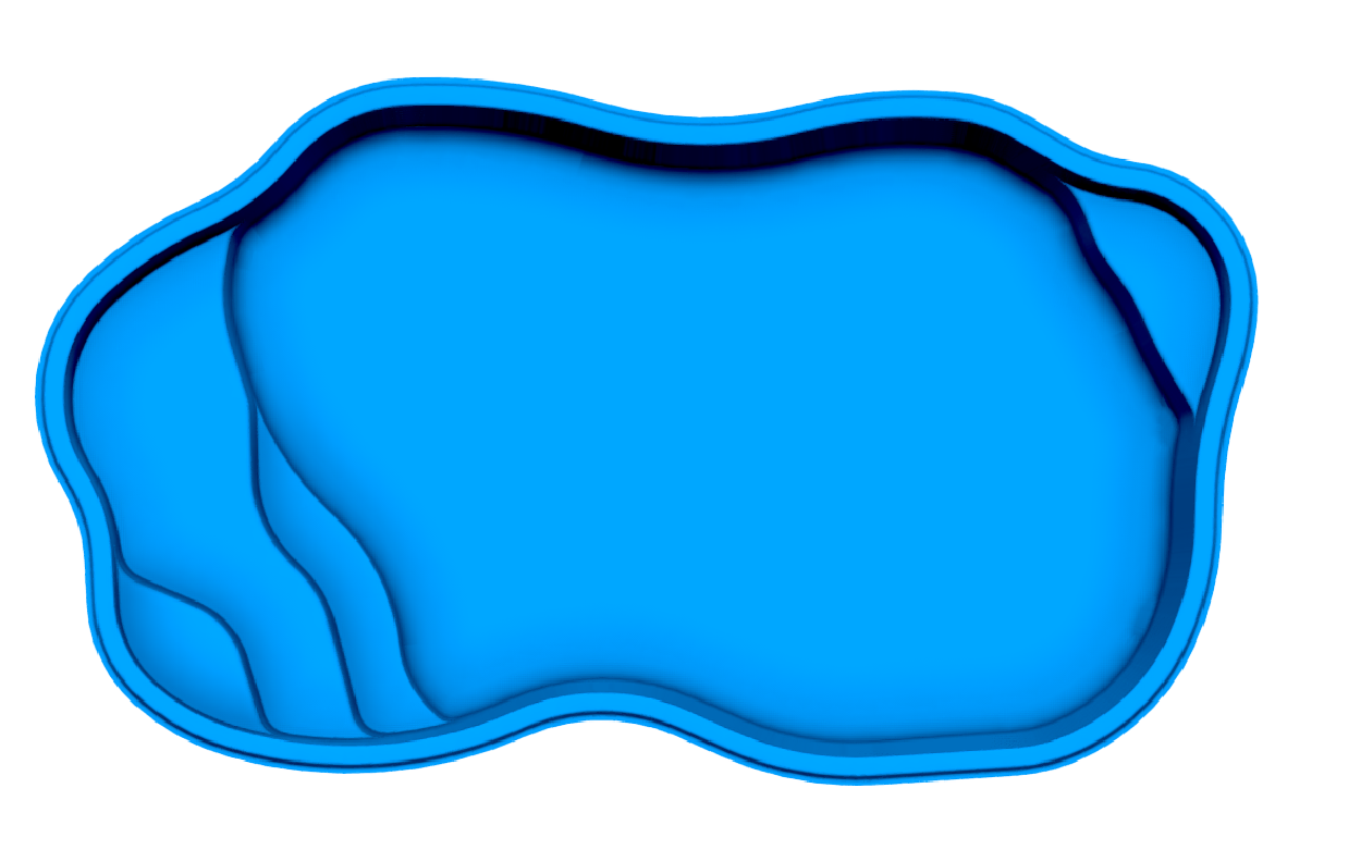 Ariella fiberglass pool shell