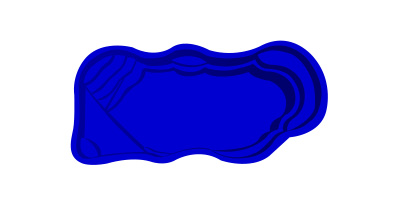 Billabong Splash fiberglass pool shell