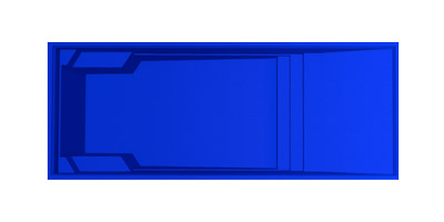 Bondi fiberglass pool shell
