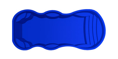 Coral Sea fiberglass pool shell