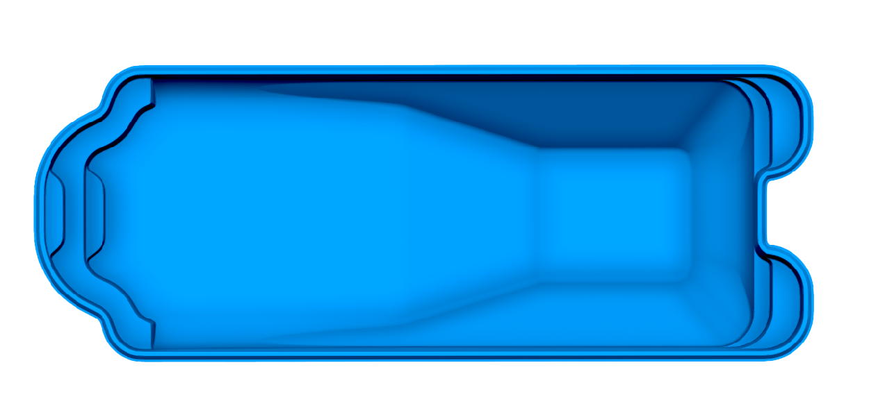 Dallas fiberglass pool shell