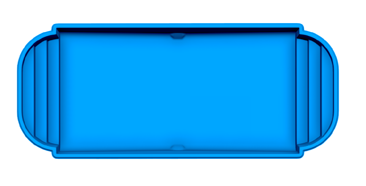 Dolphin fiberglass pool shell