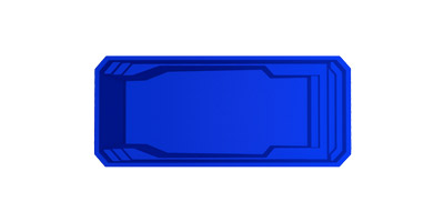 Grande fiberglass pool shell