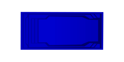 Laguna fiberglass pool shell