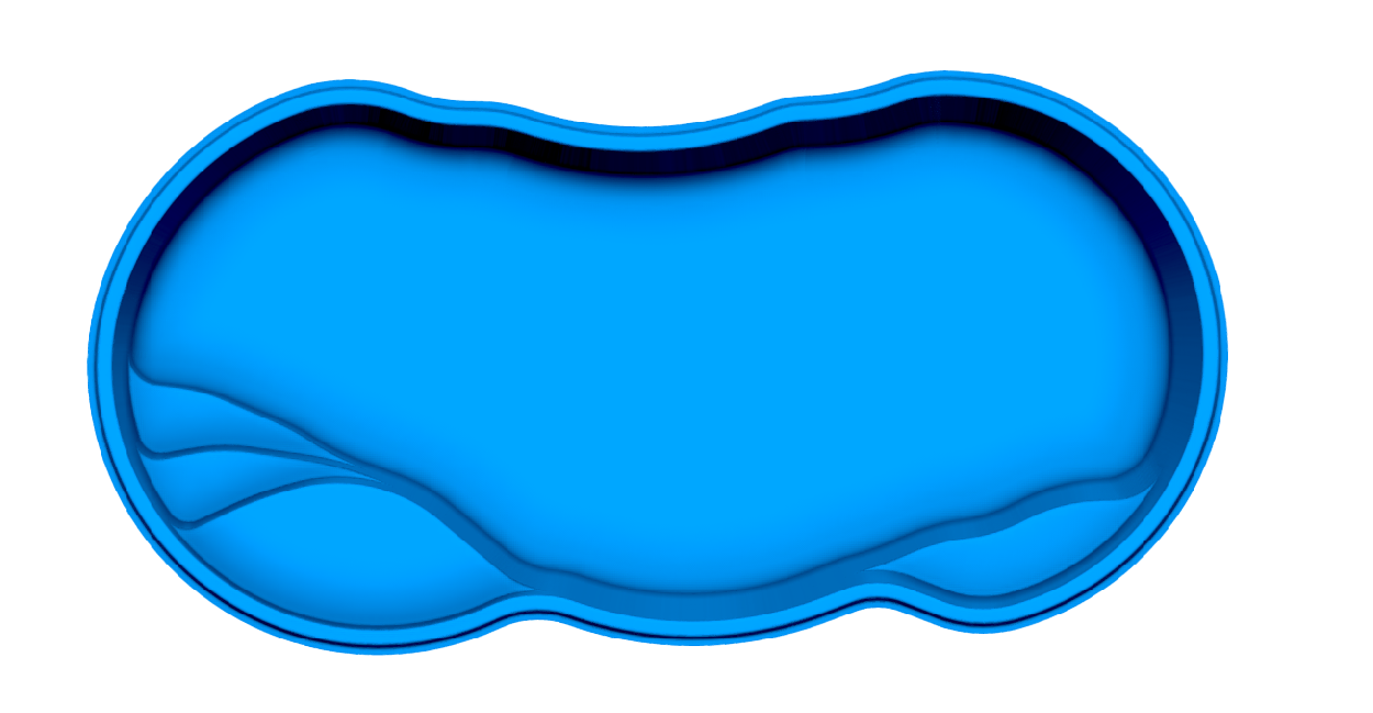 Lelani fiberglass pool shell
