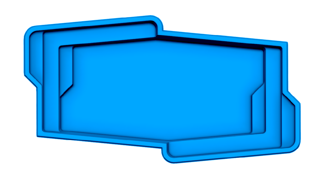 Malibu fiberglass pool shell