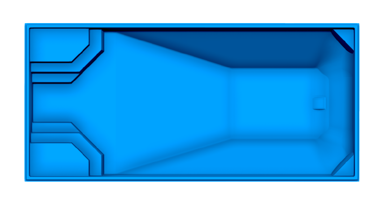 Niagara fiberglass pool shell