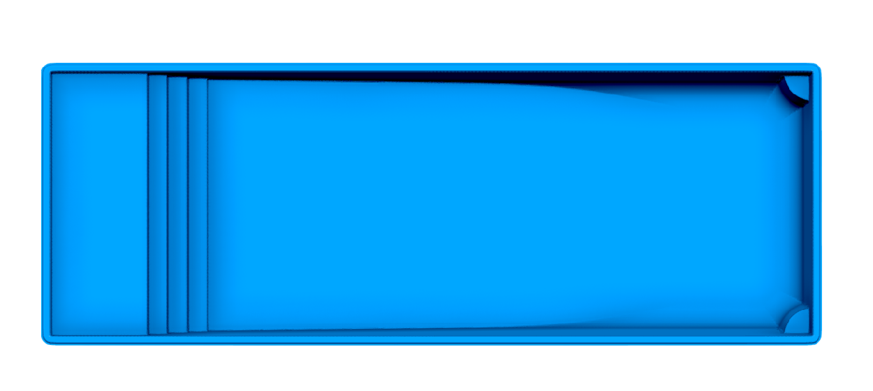 Oceanside Beach fiberglass pool shell