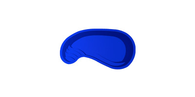 Opal fiberglass pool shell
