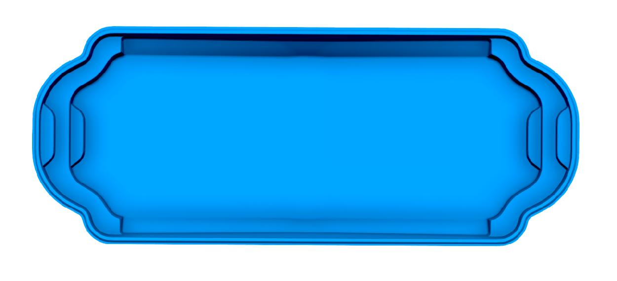 Phoenix fiberglass pool shell