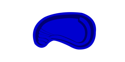 Pixie Plunge fiberglass pool shell