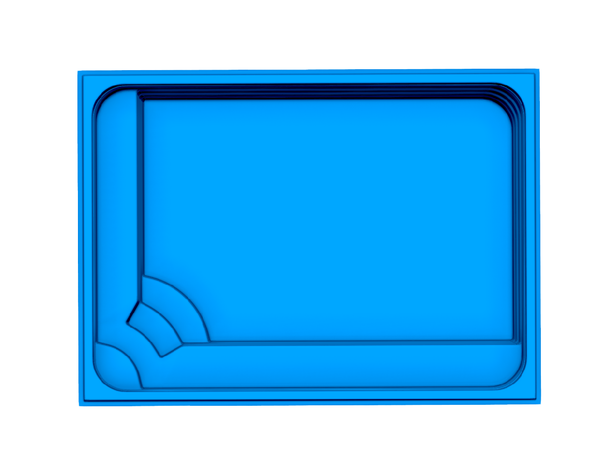 Sea Isle fiberglass pool shell