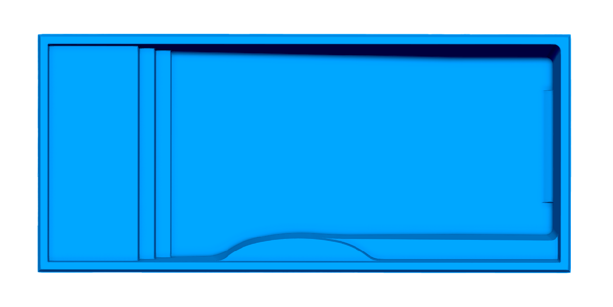 Wylela Beach Ultra fiberglass pool shell