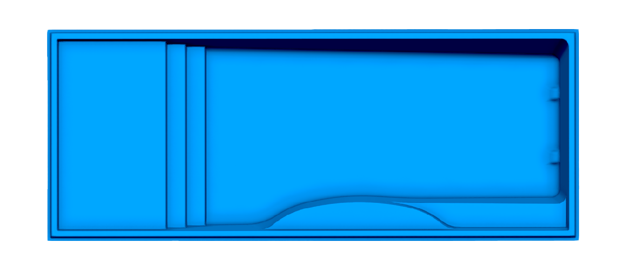 Wylela Beach fiberglass pool shell